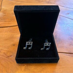 Music Note Cuff Links Musician Band